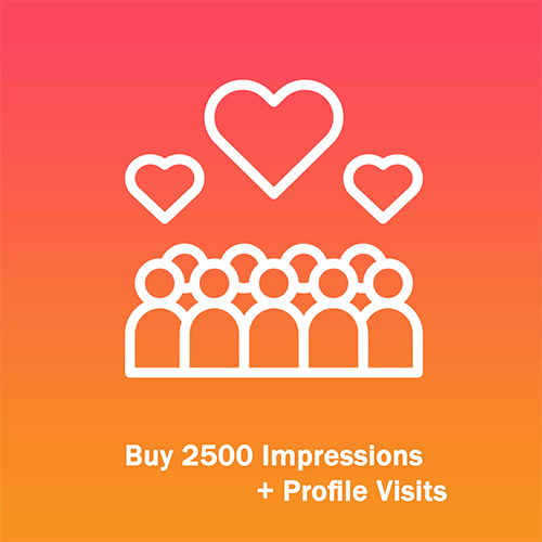 Buy 2500 Impressions + Profile Visits